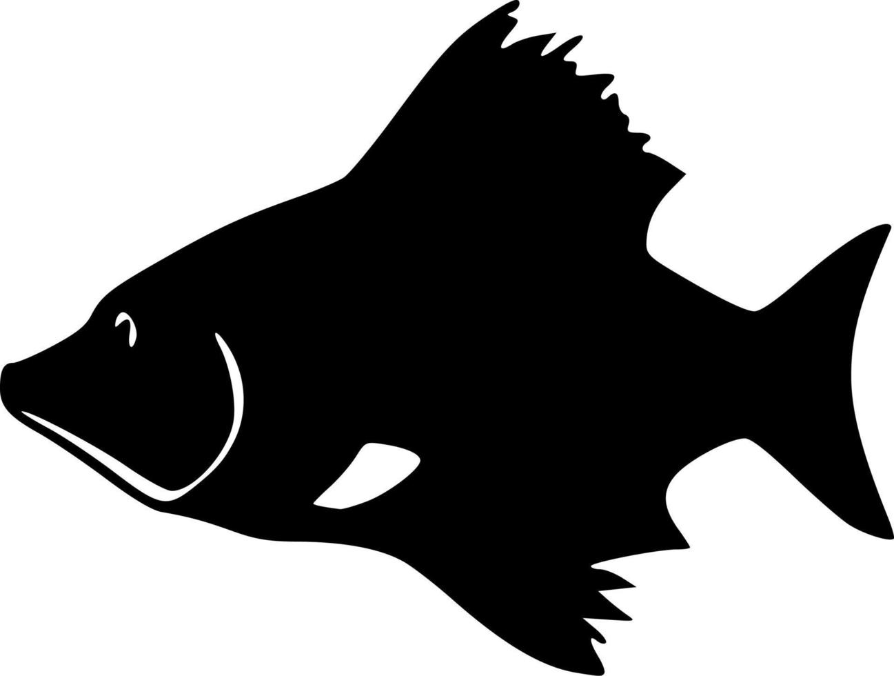 vector ilustración de pescado forma