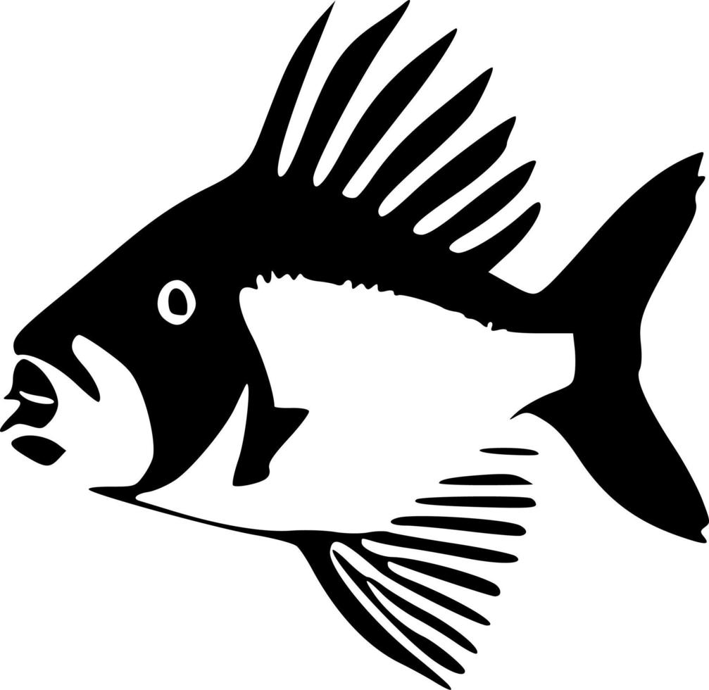 vector illustration of fish shape