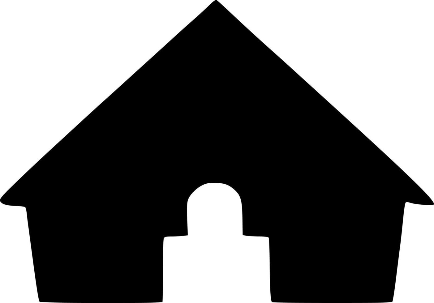 vector illustration of home shape