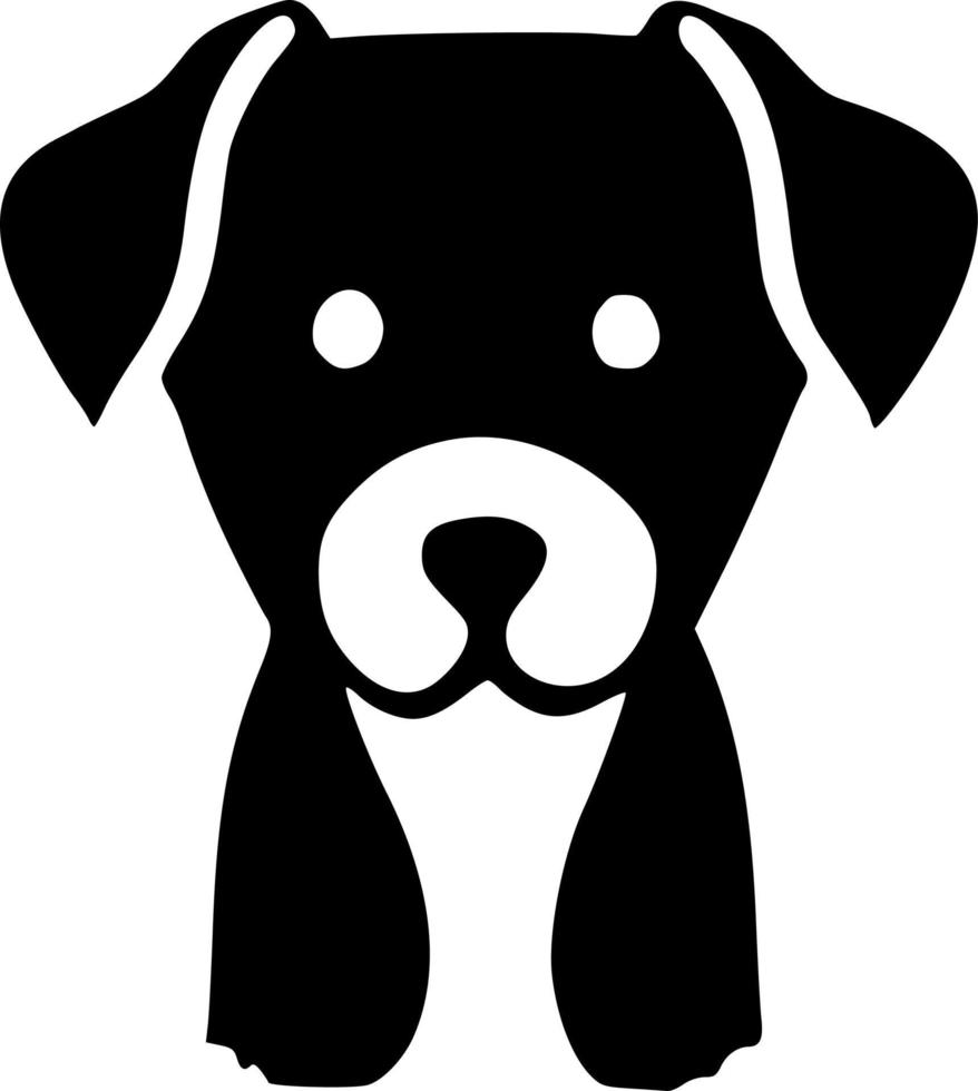 ilustración vectorial de dibujos animados de perro vector