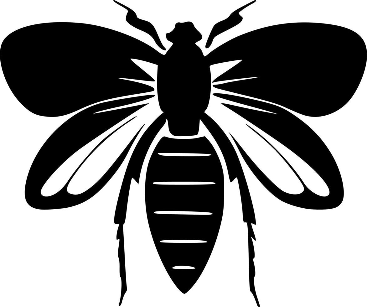 vector illustration of insect shape