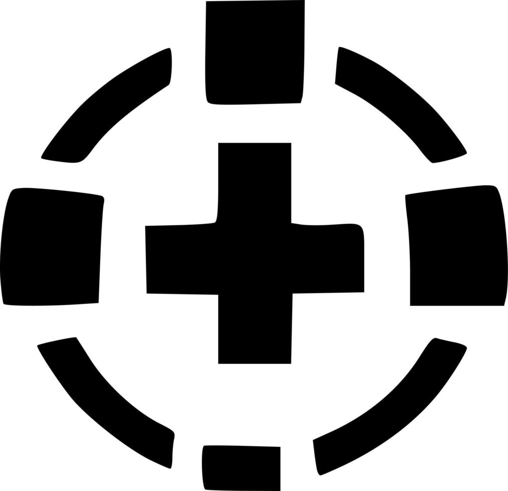 black and white of healthy icon vector