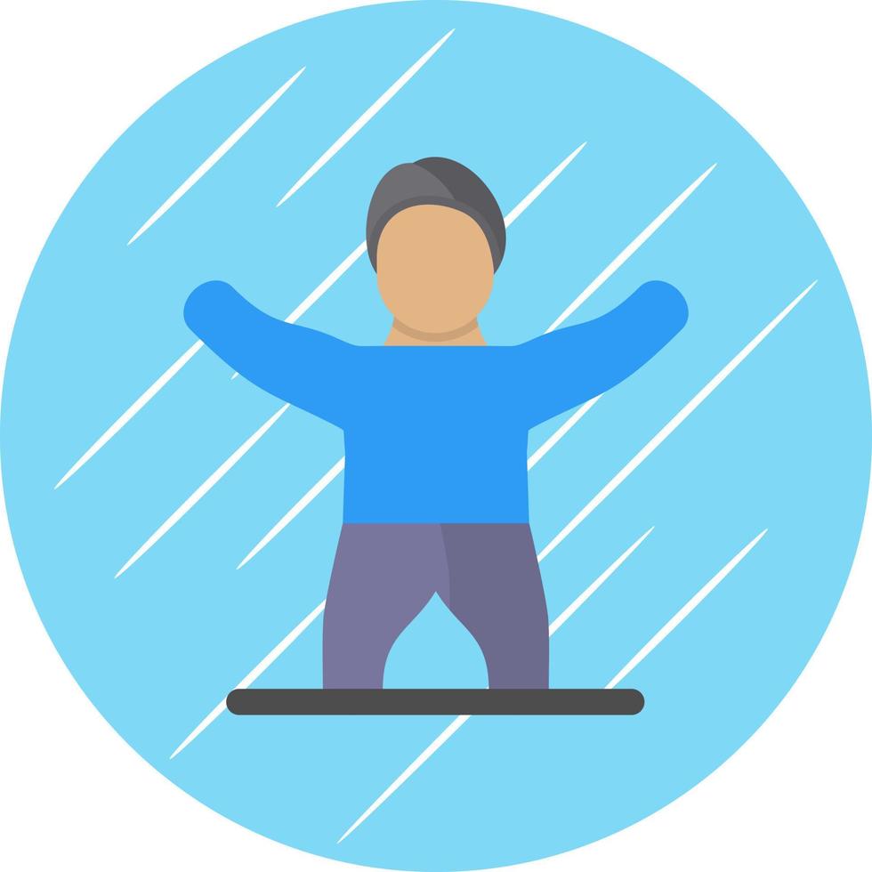 Gym Stretch Vector Icon Design