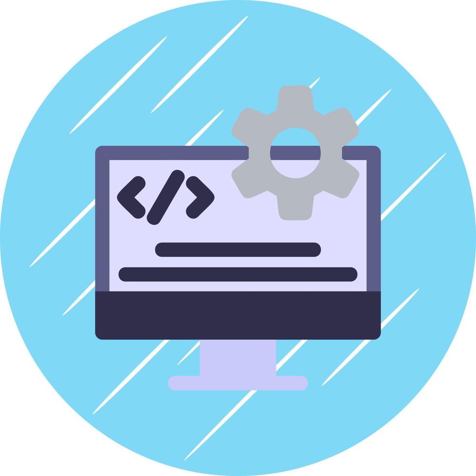 Code Engineering Vector Icon Design