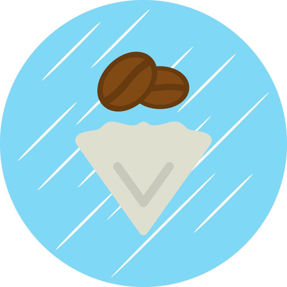 Coffee Filter Vector Icon Design