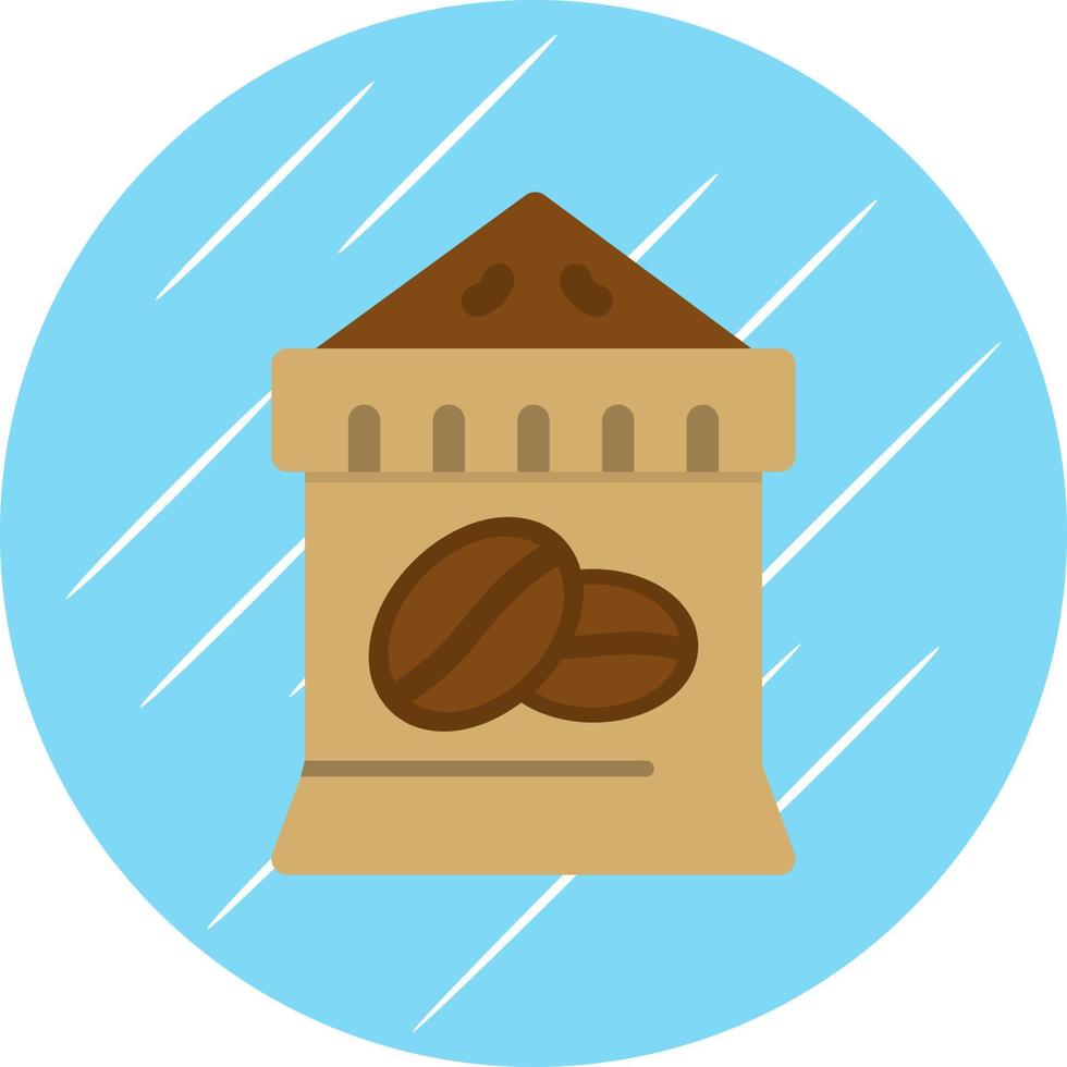 diseño de icono de vector de saco de café