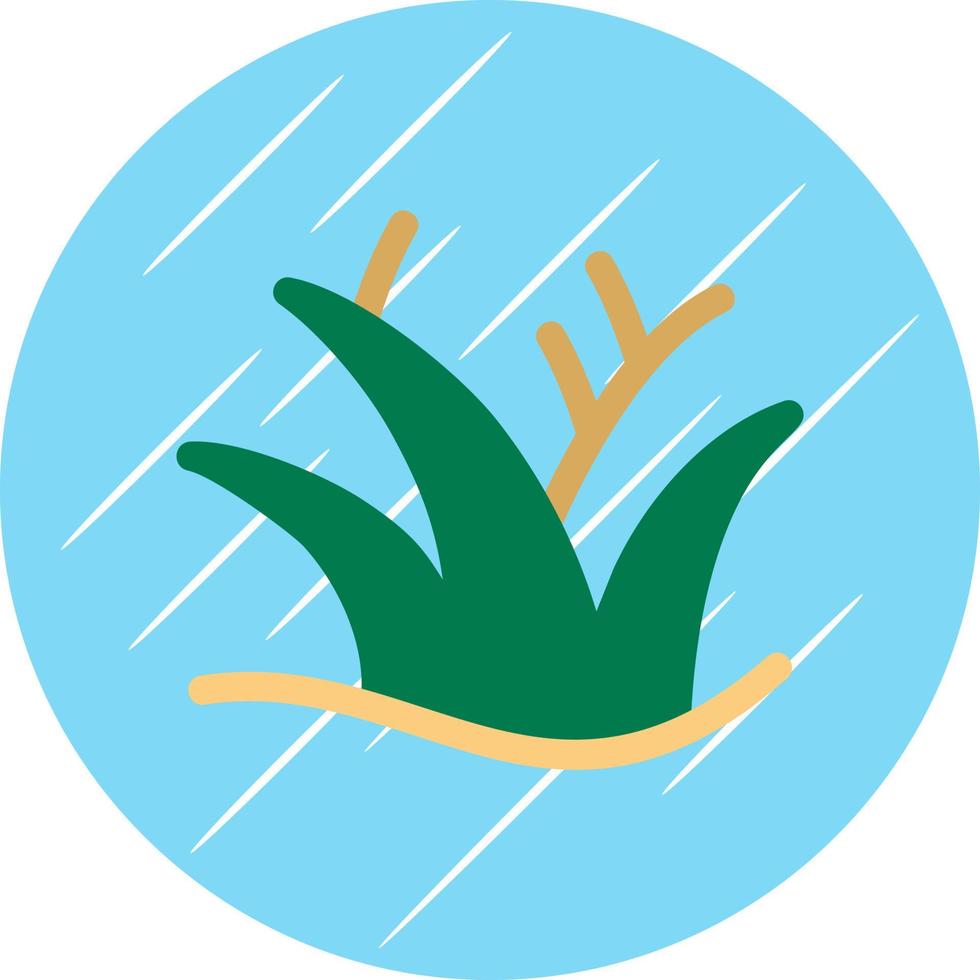 Desert Grass Vector Icon Design