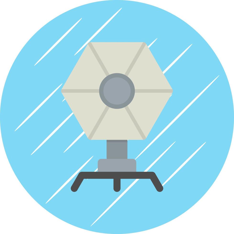 Camera Reflector Vector Icon Design