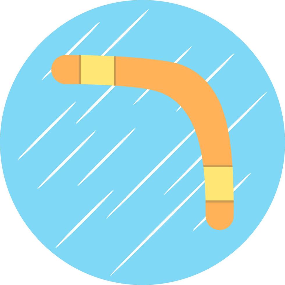 Boomerang Vector Icon Design