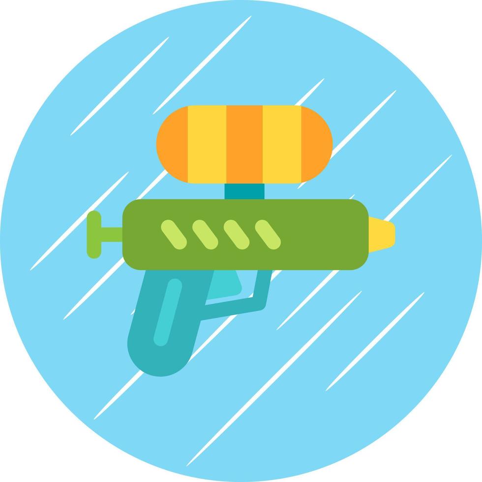 Water Gun Vector Icon Design