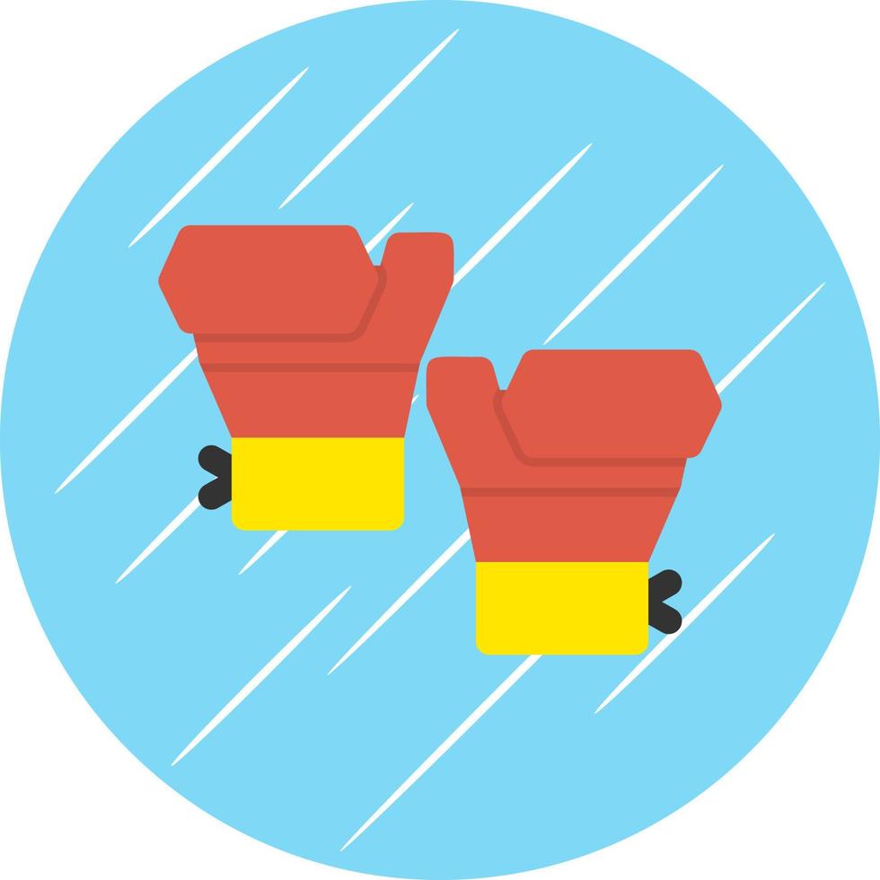 Boxing Gloves Vector Icon Design