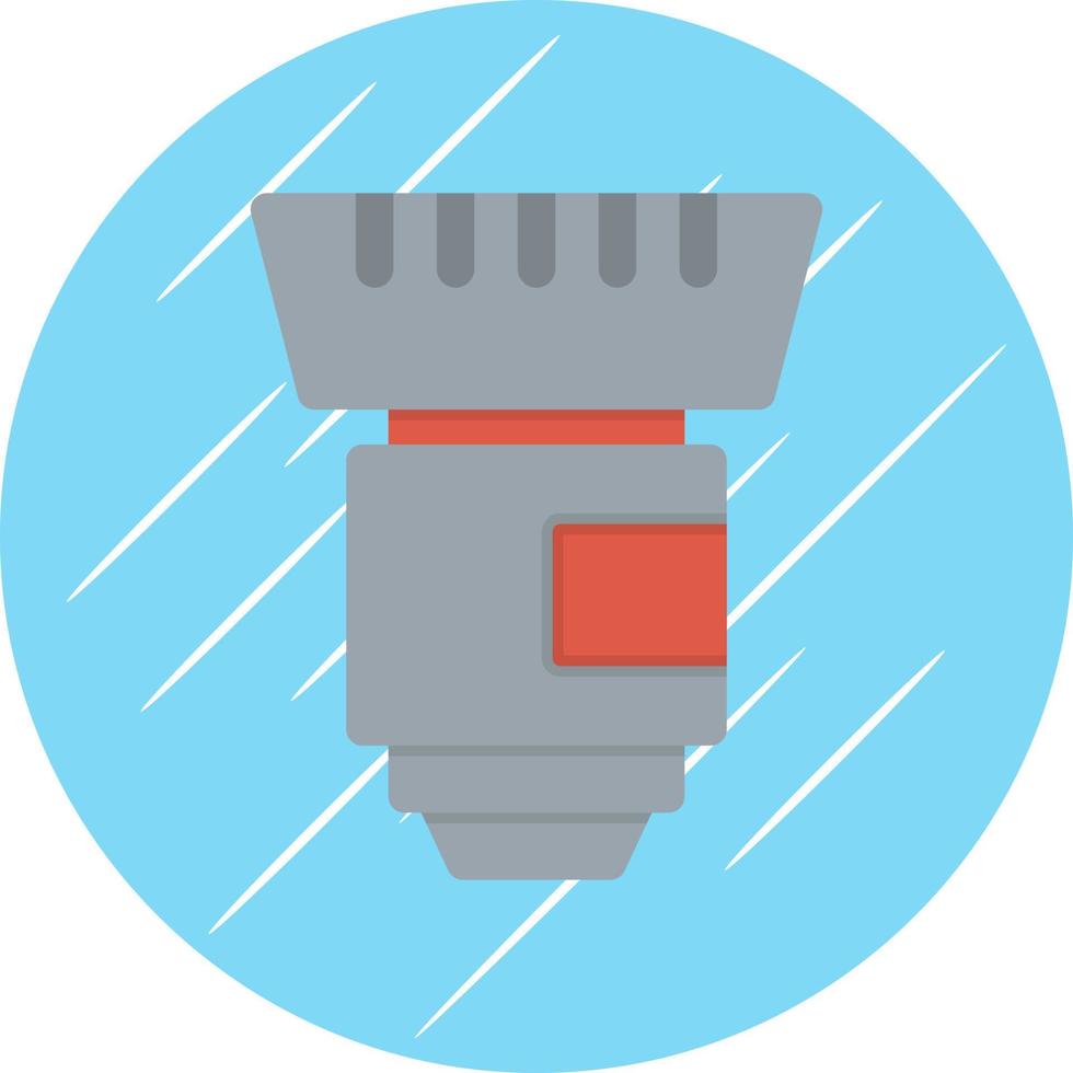 Camera Lens Vector Icon Design