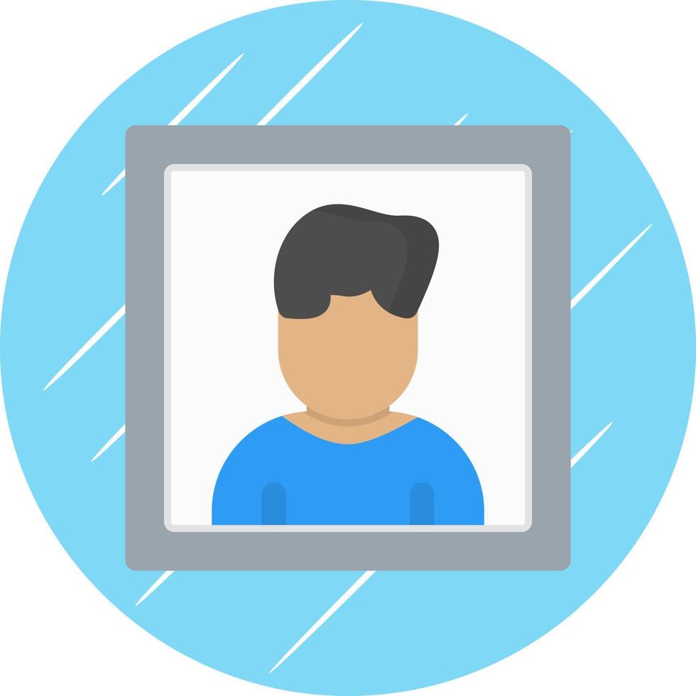 Passport Photo Vector Icon Design