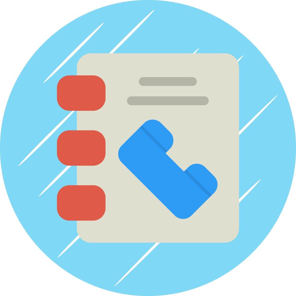 Phonebook Vector Icon Design
