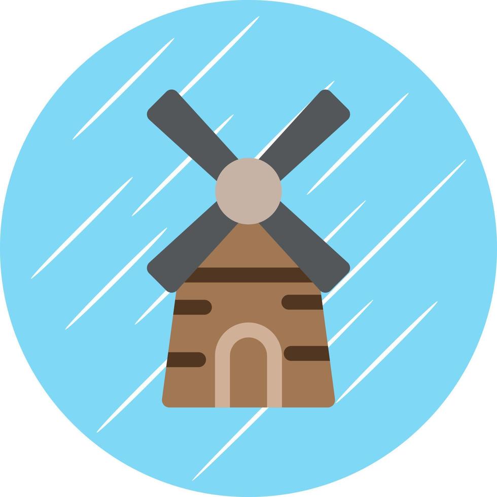 Windmills Vector Icon Design