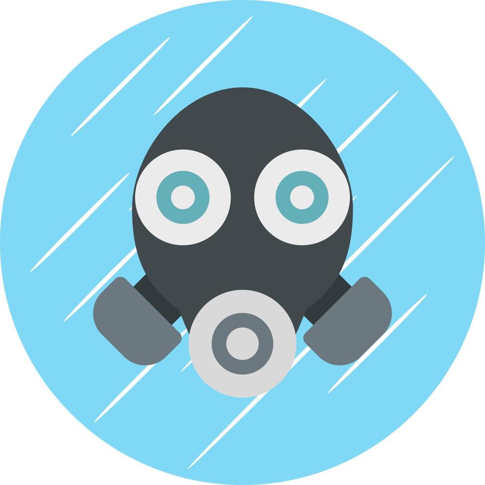 Gas Mask Vector Icon Design