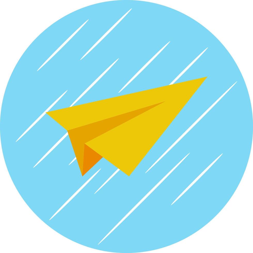 Paper Plane Vector Icon Design