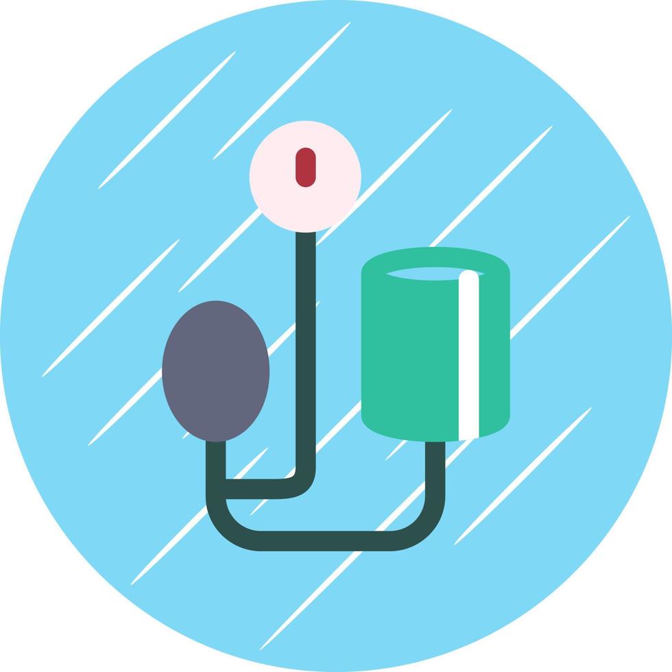 Blood Pressure Gauge Vector Icon Design