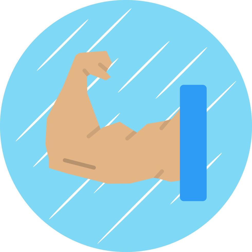 Arm Muscle Vector Icon Design