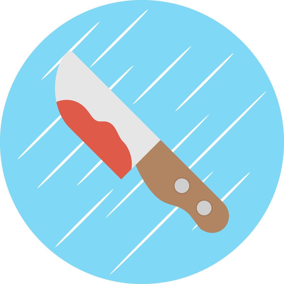 Knife Blood Vector Icon Design