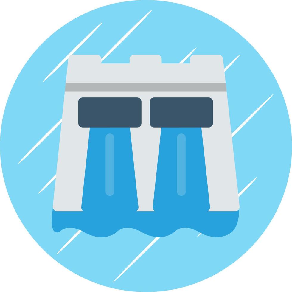 Dam Vector Icon Design