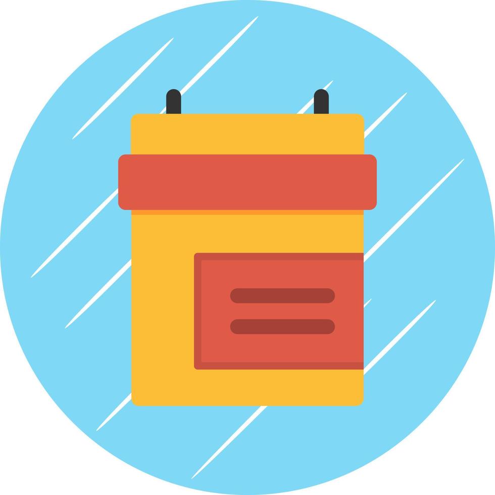 Camera Battery Vector Icon Design