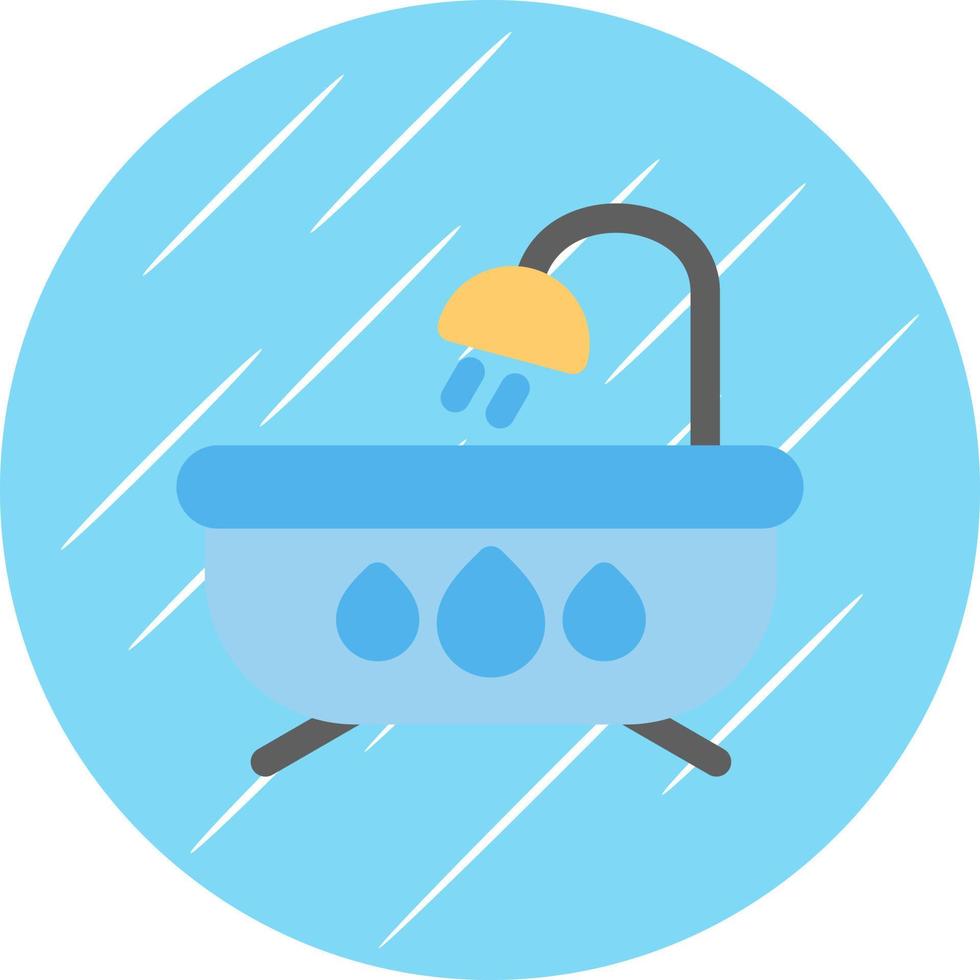 diseño de icono de vector de bañera