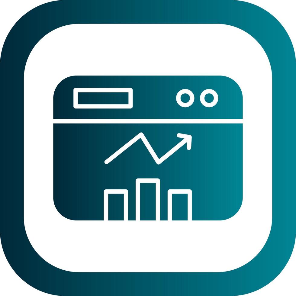 Website Statistics Vector Icon Design