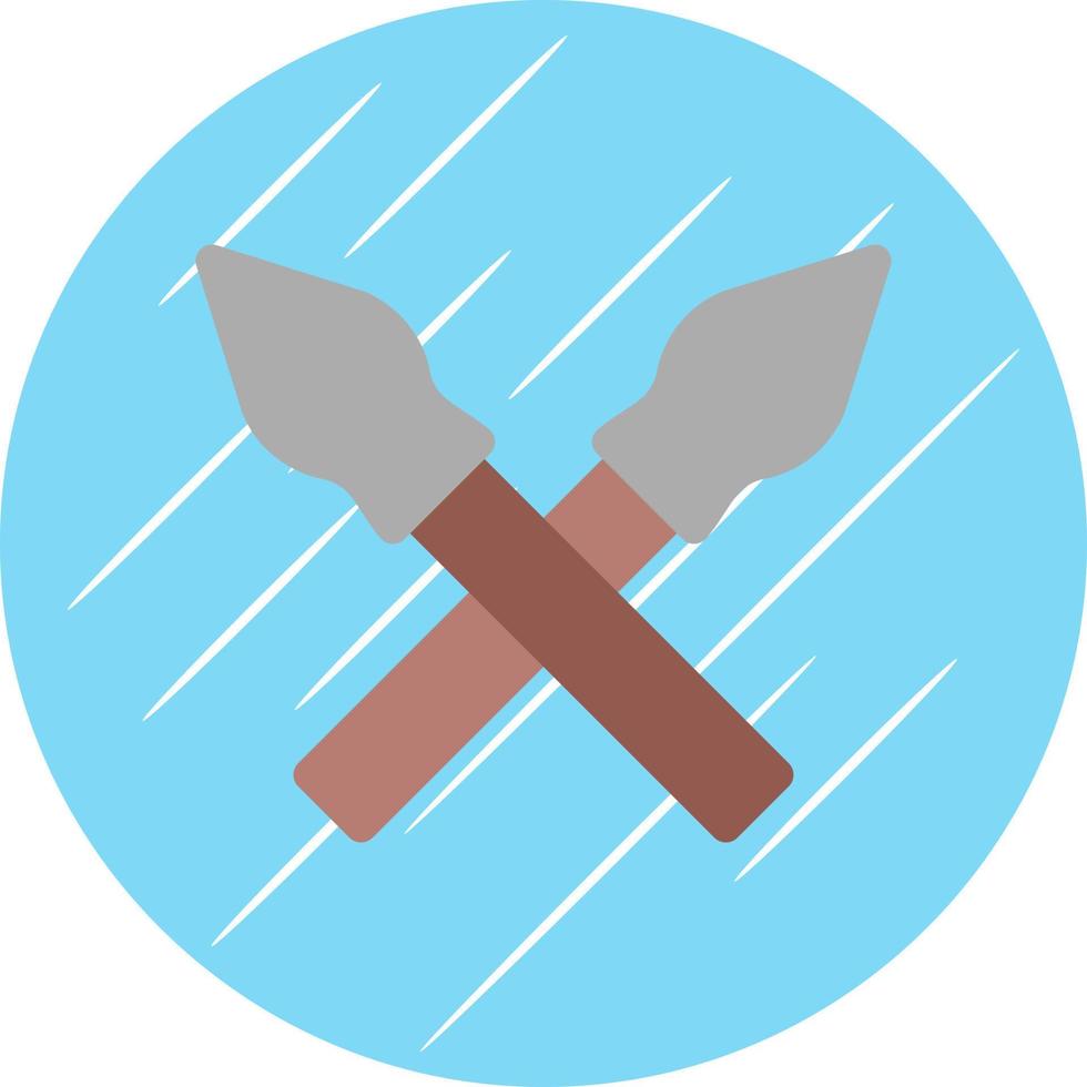 Javelin Vector Icon Design