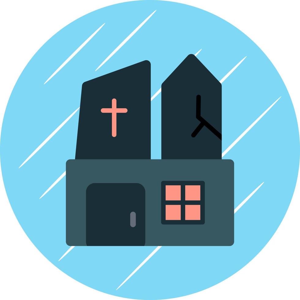 Ghost Castle Vector Icon Design