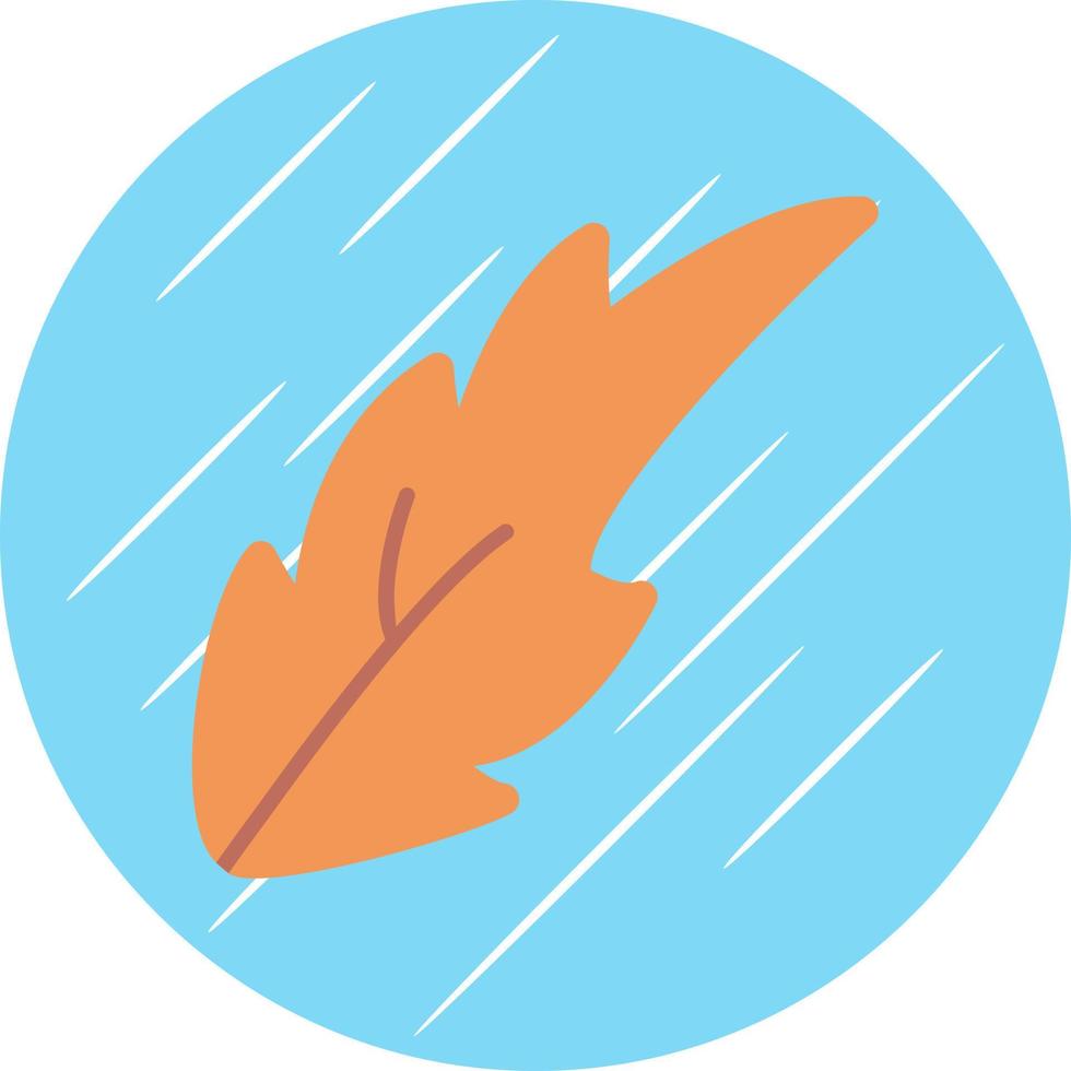 Dry Leaves Vector Icon Design