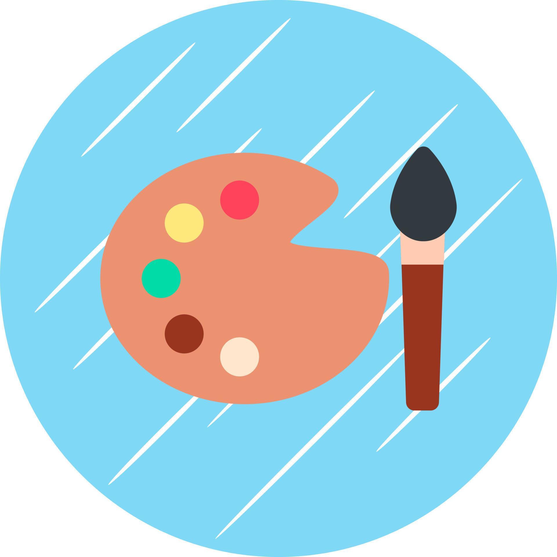 Paint Palette Vector Icon Design 20145390 Vector Art at Vecteezy
