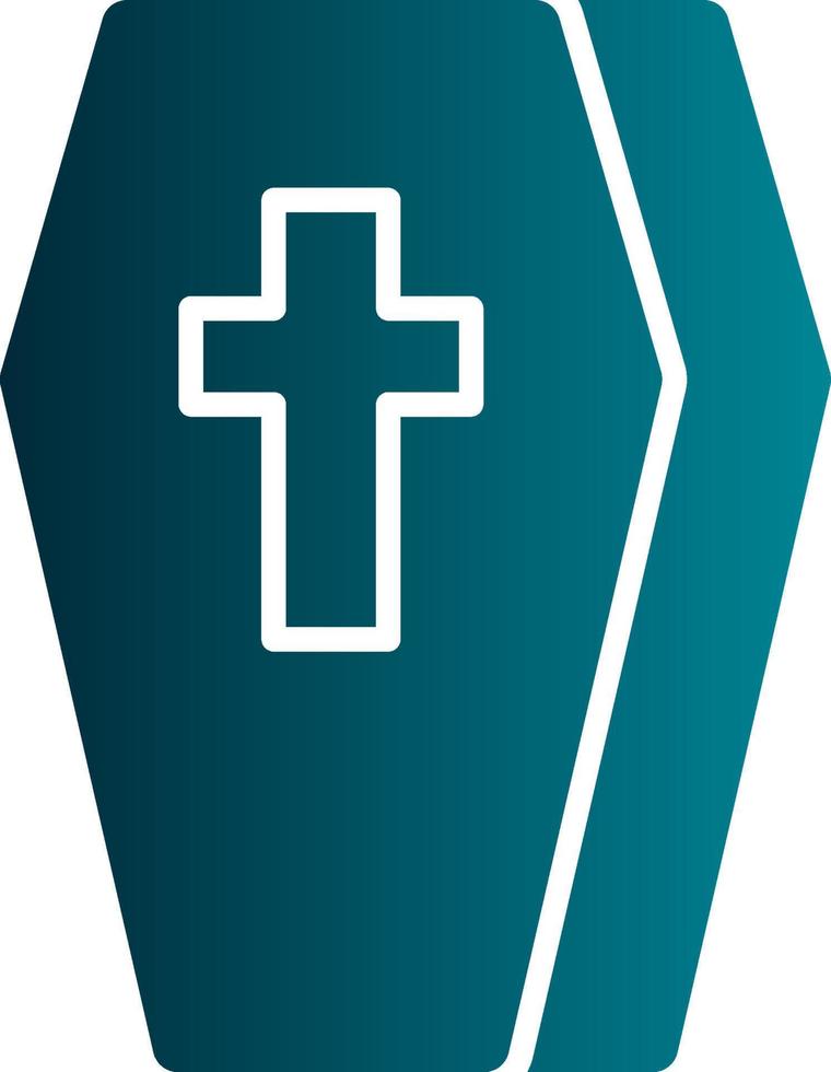 Coffin Vector Icon Design