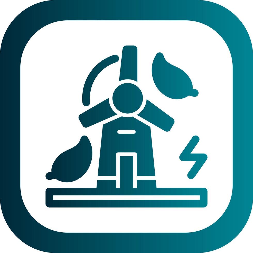 Windmill Vector Icon Design