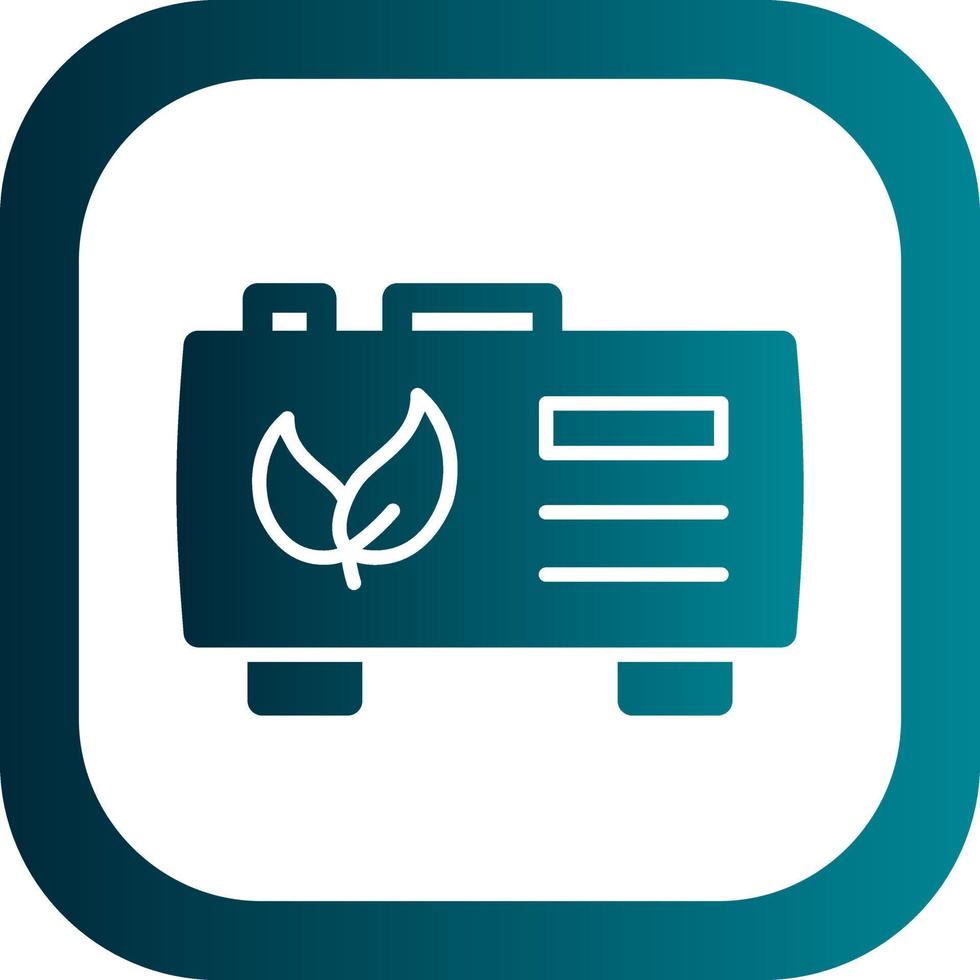 Biogas Vector Icon Design