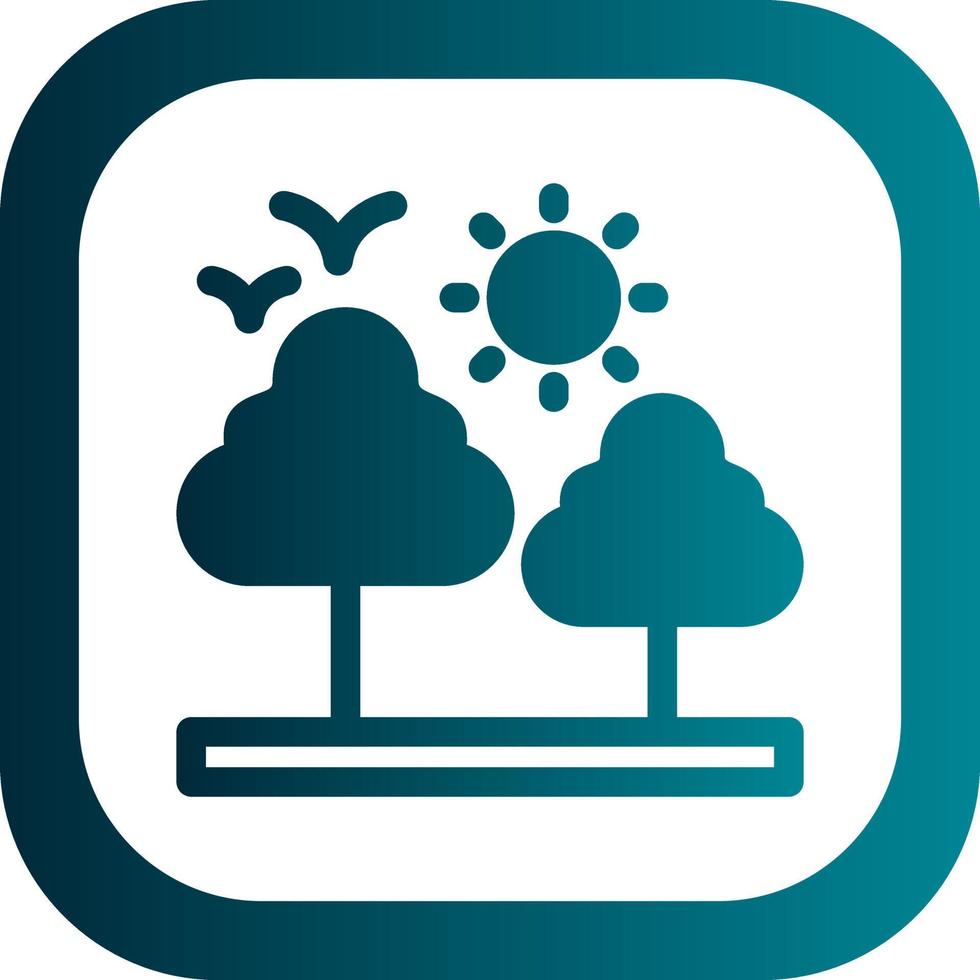 Forest Vector Icon Design