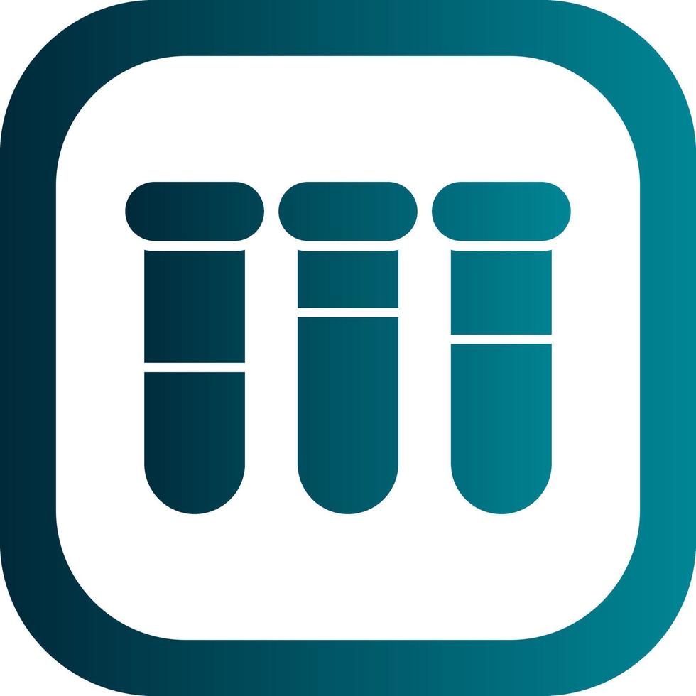 Test Tubes Vector Icon Design