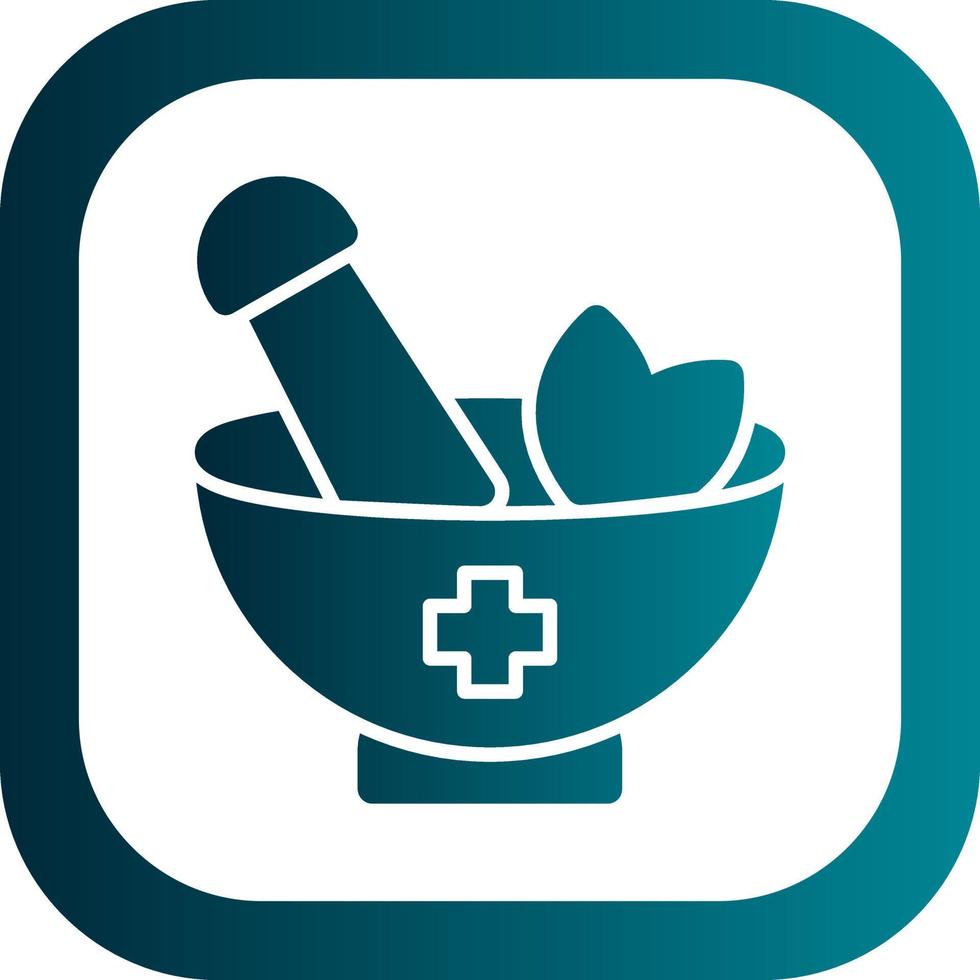 Herbal Treatment Vector Icon Design