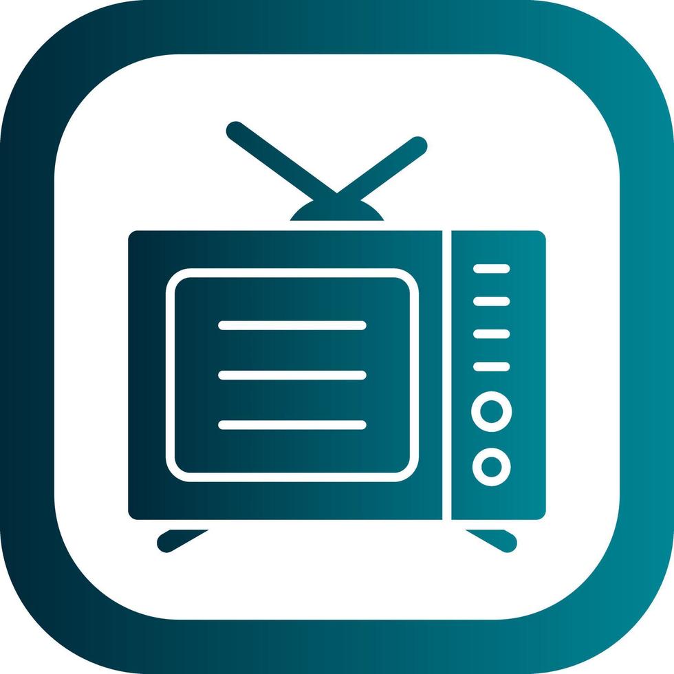 diseño de icono de vector de televisión