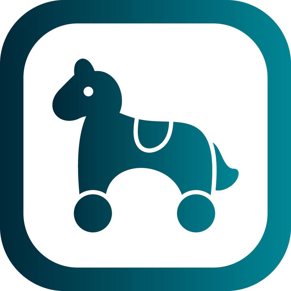 Toy Horse Vector Icon Design