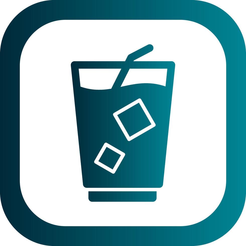 Milkshake Vector Icon Design