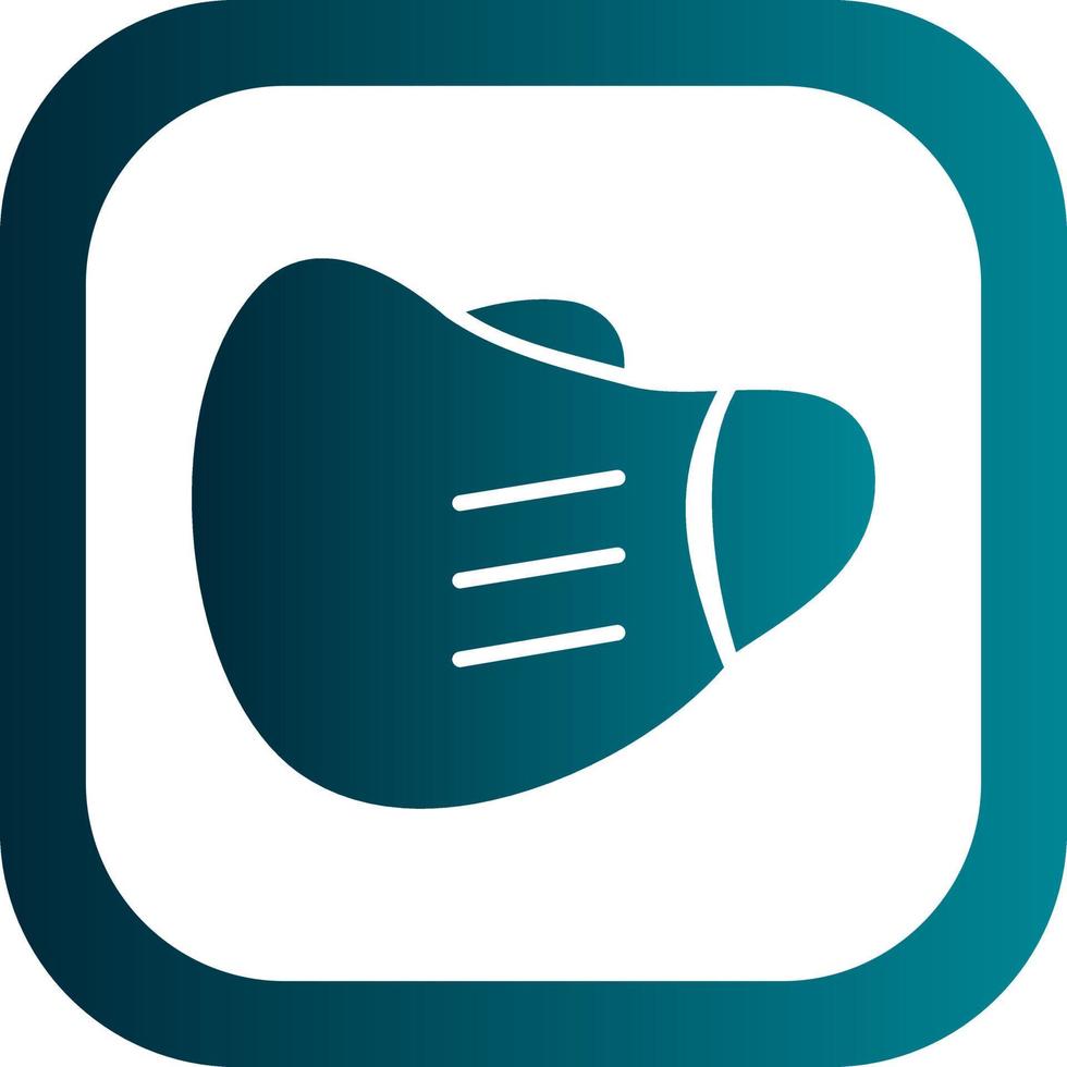 Face Mask Vector Icon Design