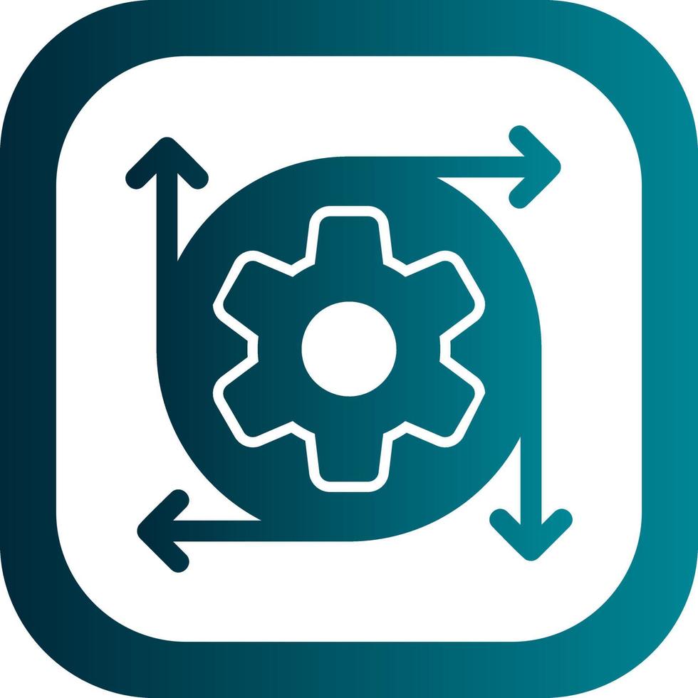 Data Transformation Vector Icon Design