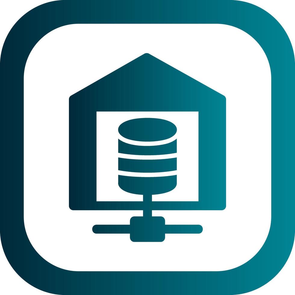 Data Warehouse Vector Icon Design