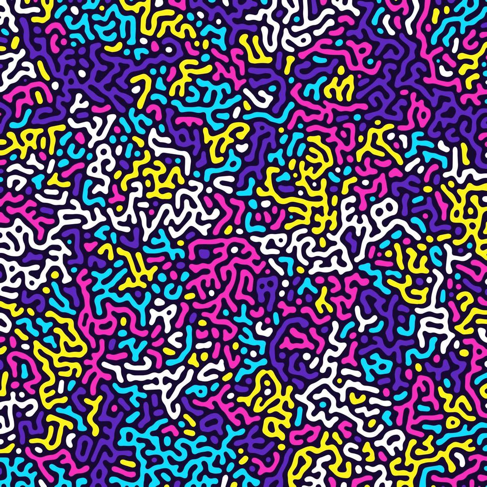 Colorful turing pattern background. Vector illustration