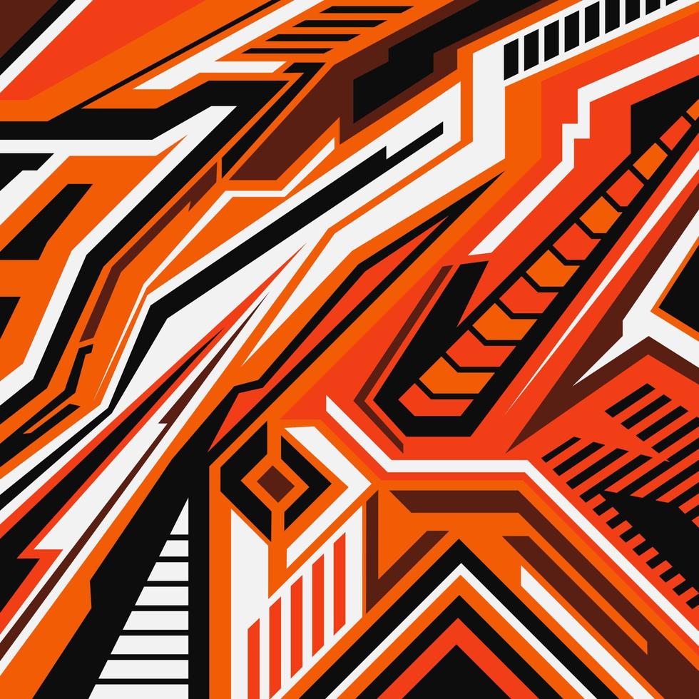 Technology abstract background. Extreme sports jersey design, gaming team, etc vector