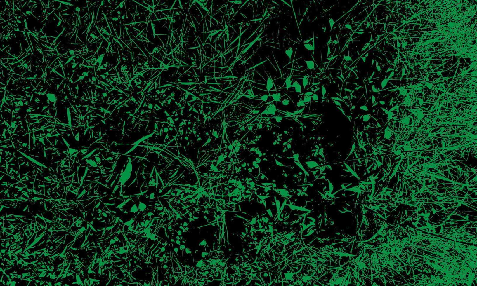 Fondo de textura grunge abstracto verde y negro vector