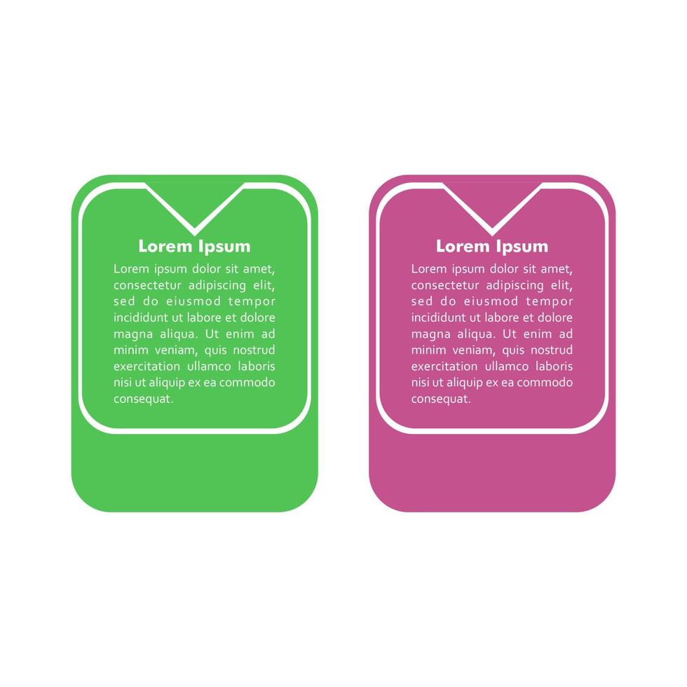 infographic card in vector