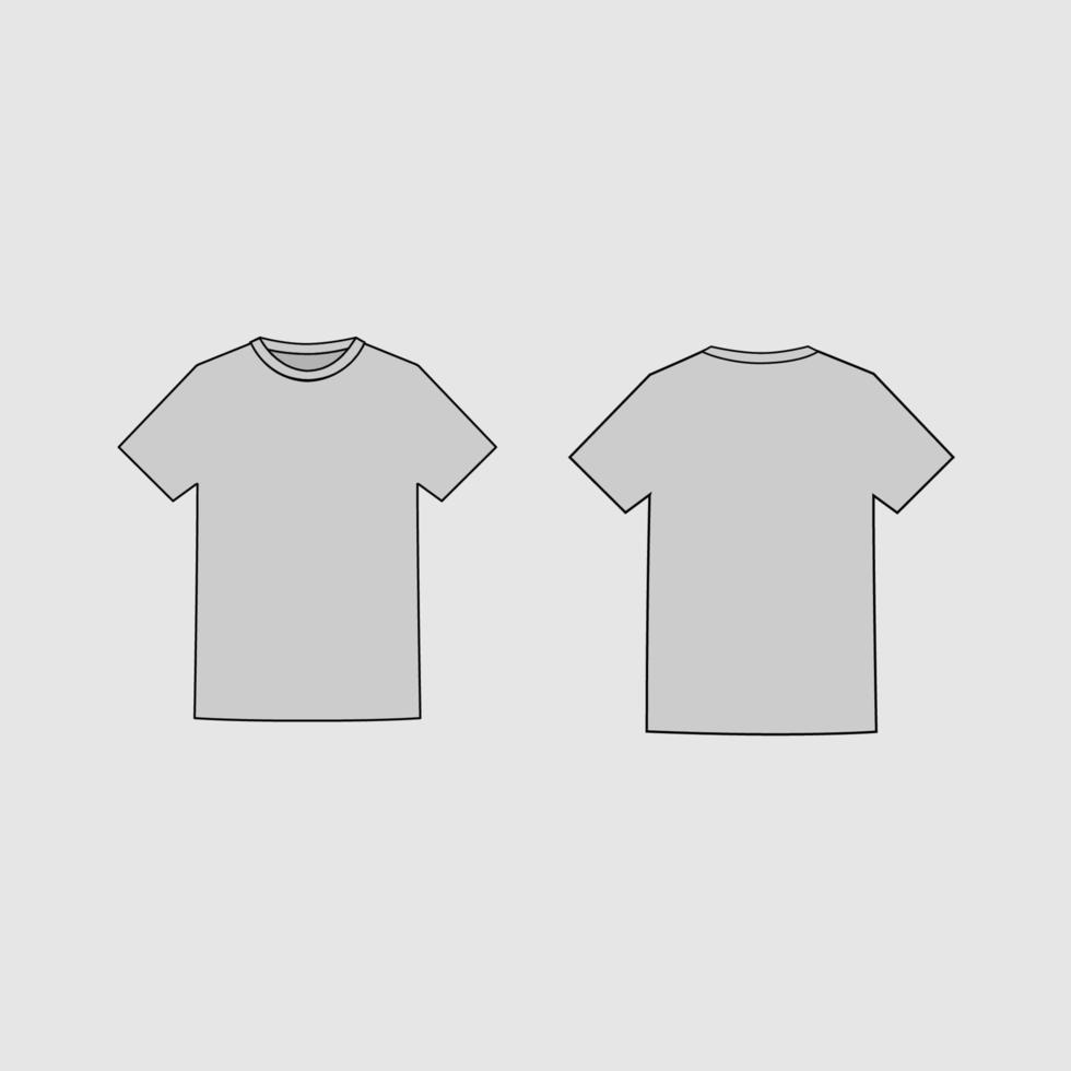 tshirt in vector for icon or illustration