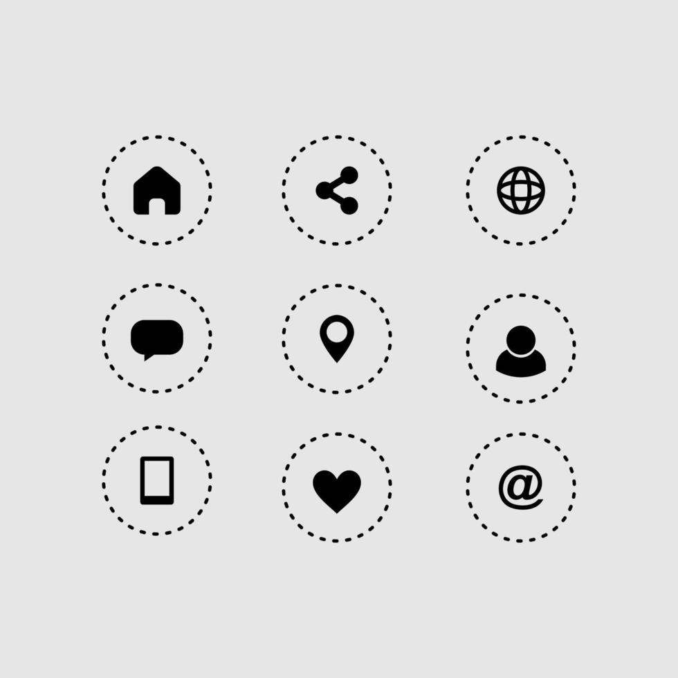 contact us in vector for icon